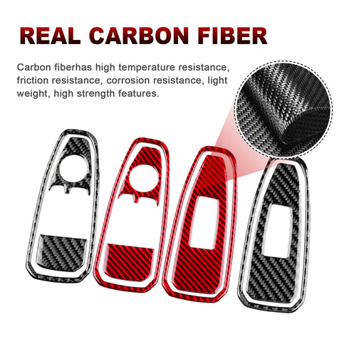 Carbon Fiber Window Lift Frame Trim For BMW Z4 G29 2019-2023